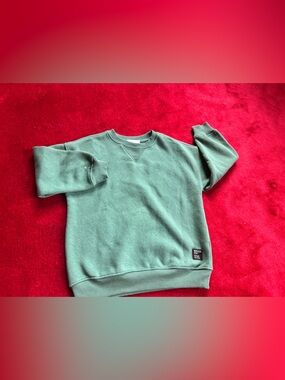 Lft Boys Size 7 Green Crewneck Sweatshirt -